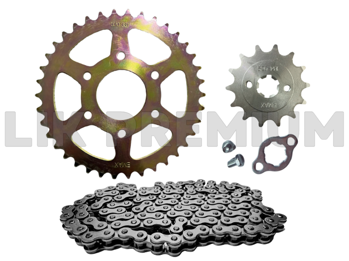 KIT ARRASTRE (14T,38T)(520H-108L) (6HUECOS) PREMIUM