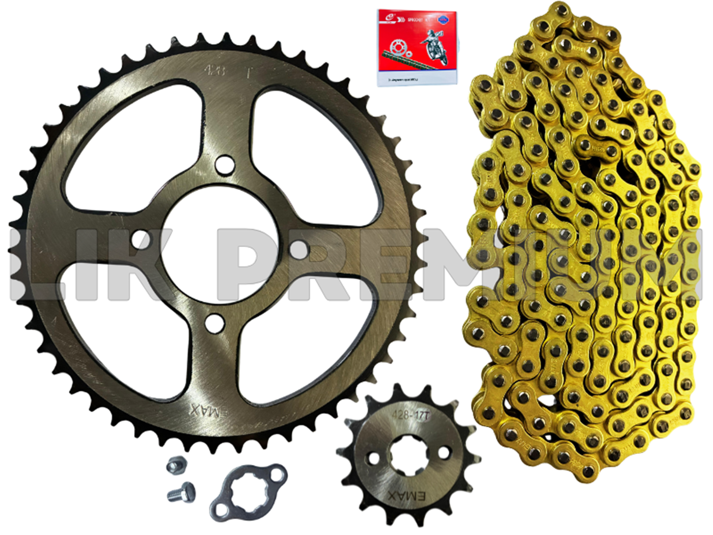 KIT ARRASTRE (17T,45T)(428H-132L) PREMIUM