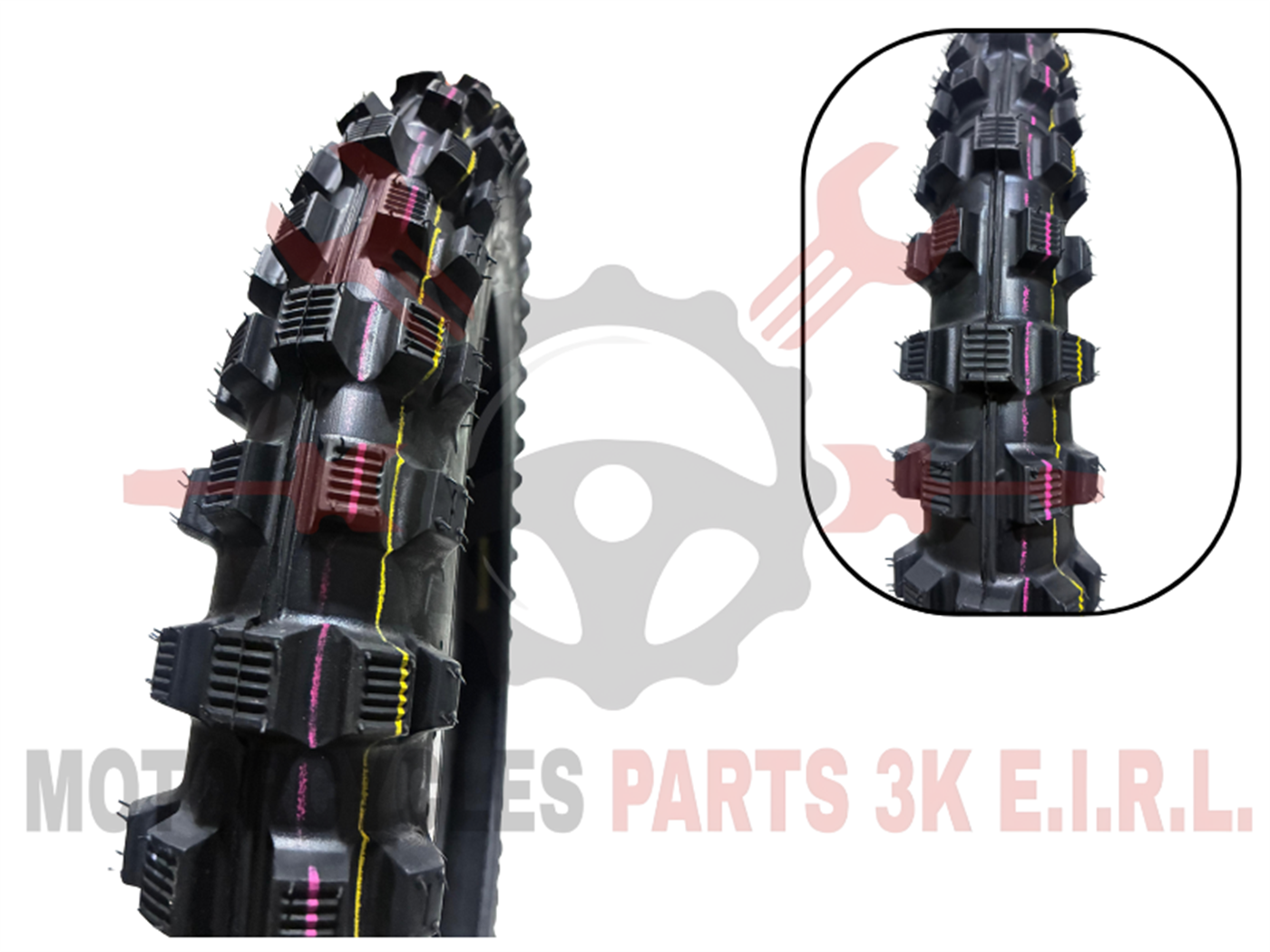 LLANTA 3.00*18 6PR TT P82 CROS (KINGTONE)