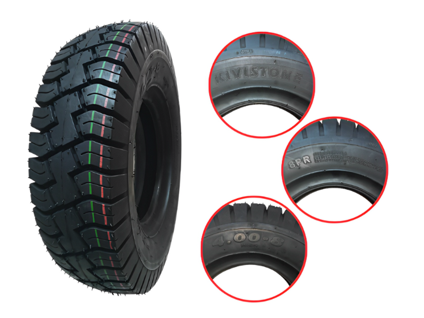 LLANTA 4.00*8 TT 8PR PG15K CALID. PREMIUM