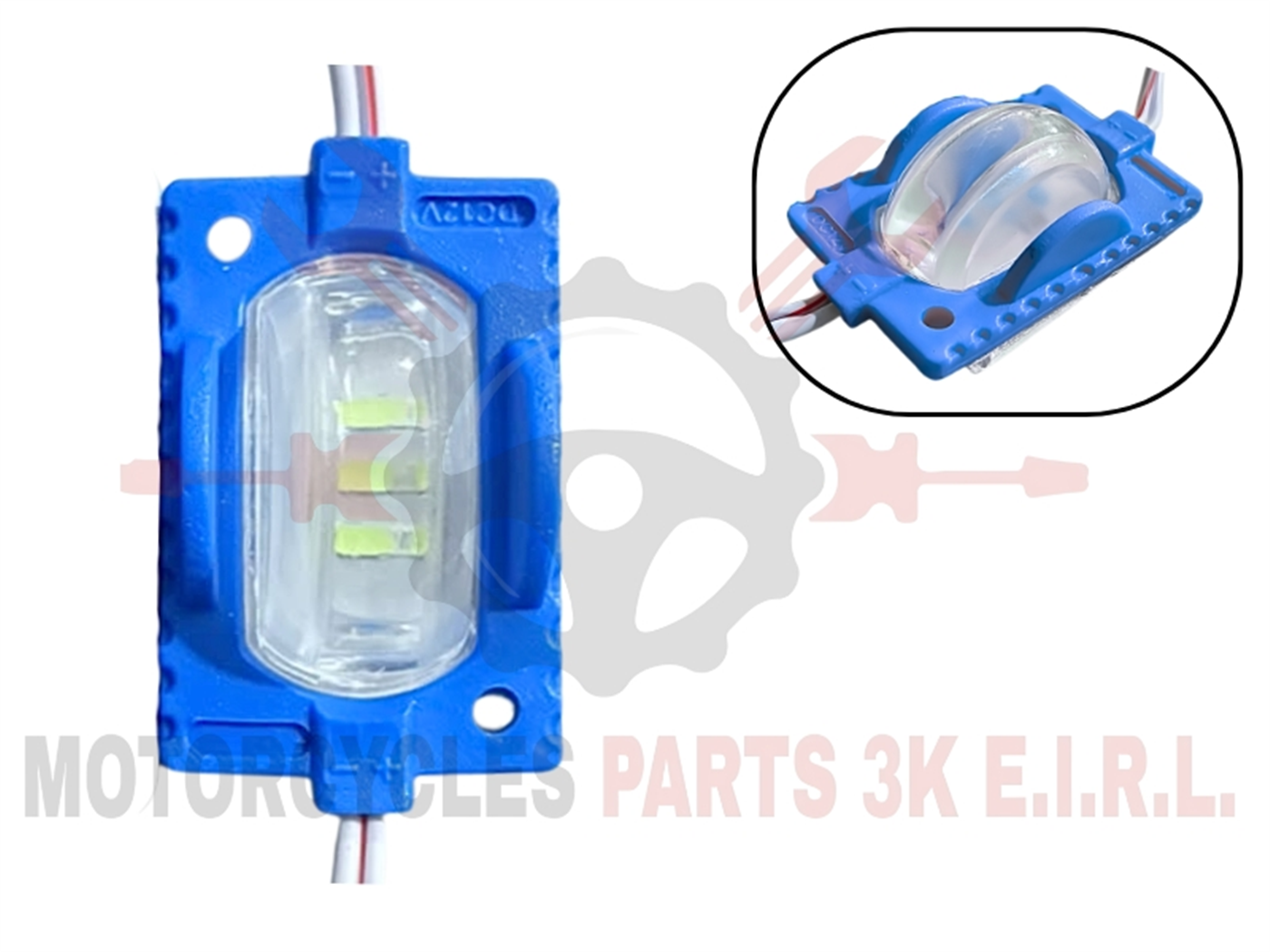 LUZ LED MOD. RUEDA AZUL (AC-H0281)