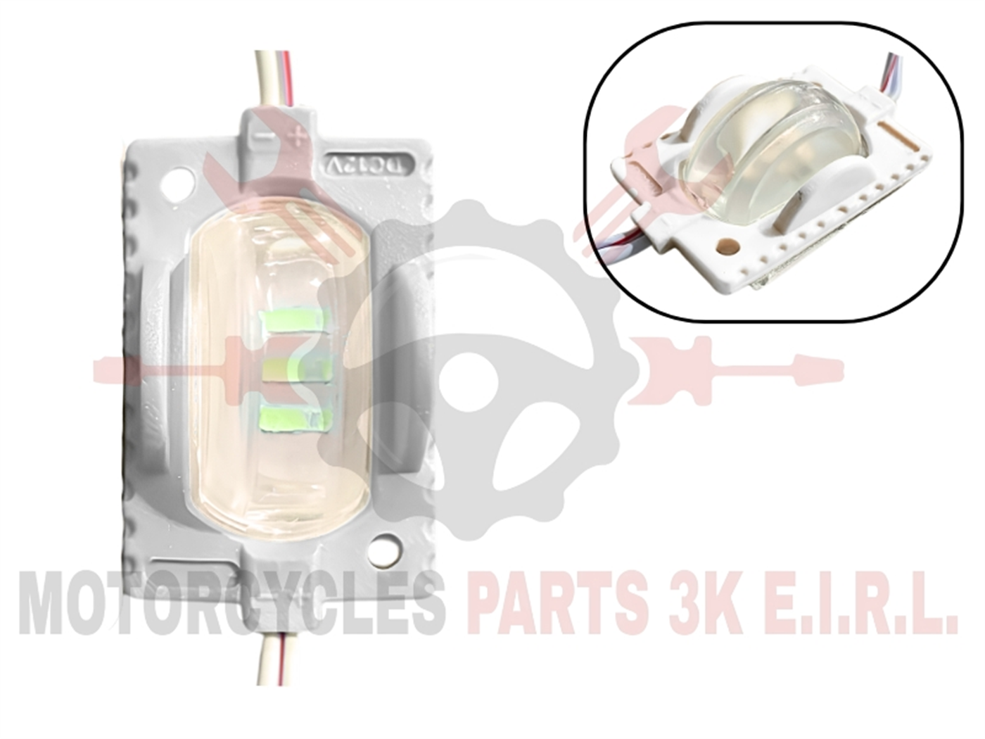 LUZ LED MOD. RUEDA BLANCO (AC-H0281)
