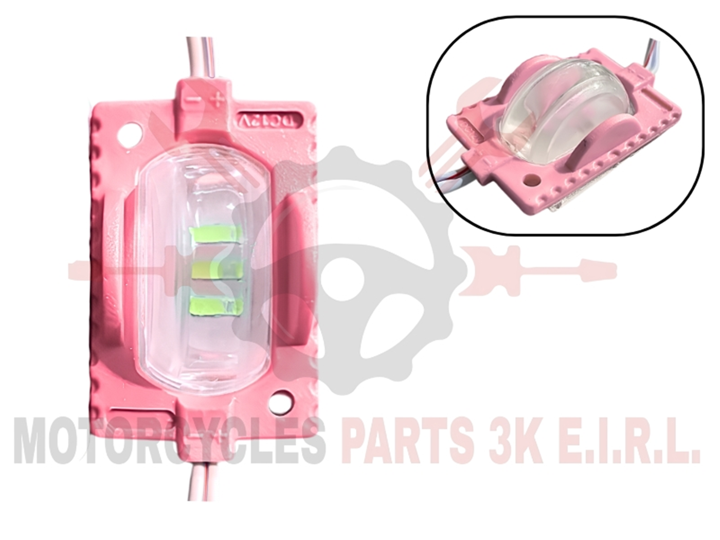 LUZ LED MOD. RUEDA LILA (AC-H0281)
