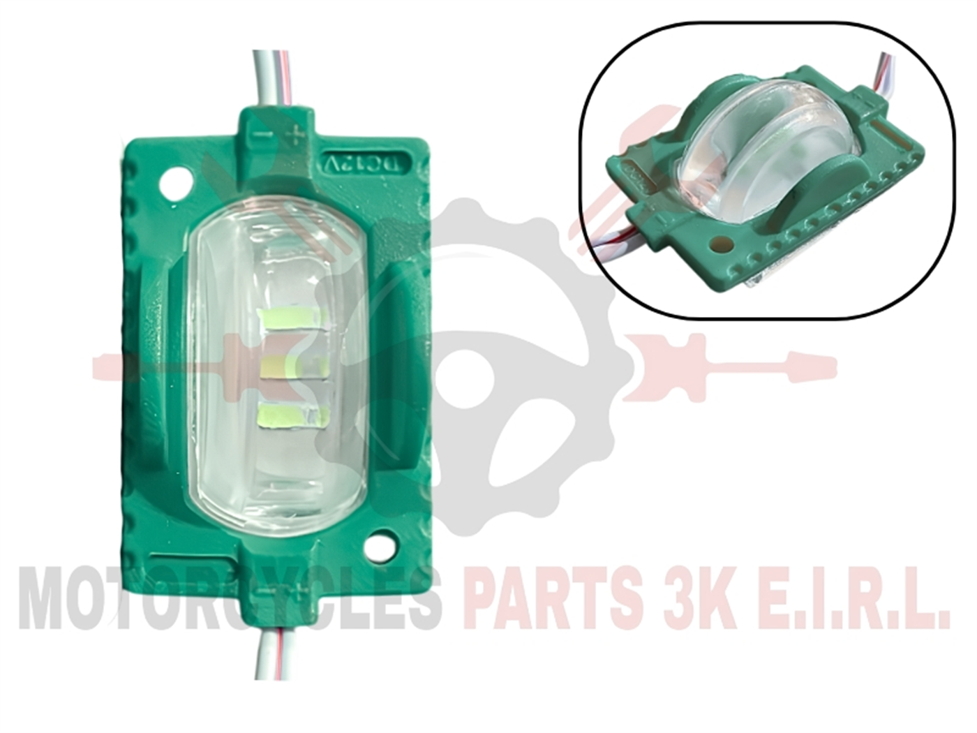 LUZ LED MOD. RUEDA VERDE (AC-H0281)
