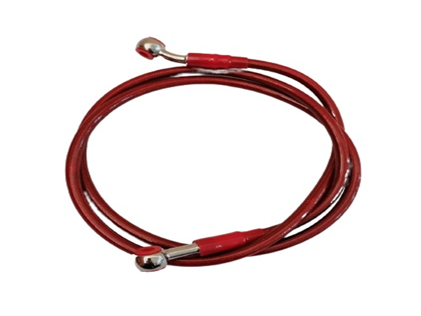 MANGUERA FRENO HID.120CM ROJO