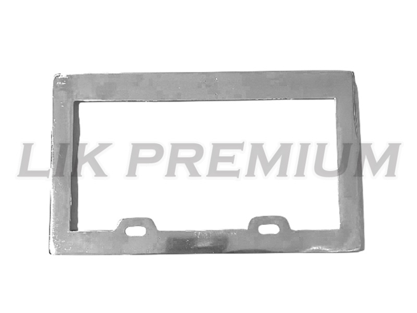 MARCO PLACA ALUM.CROMADO