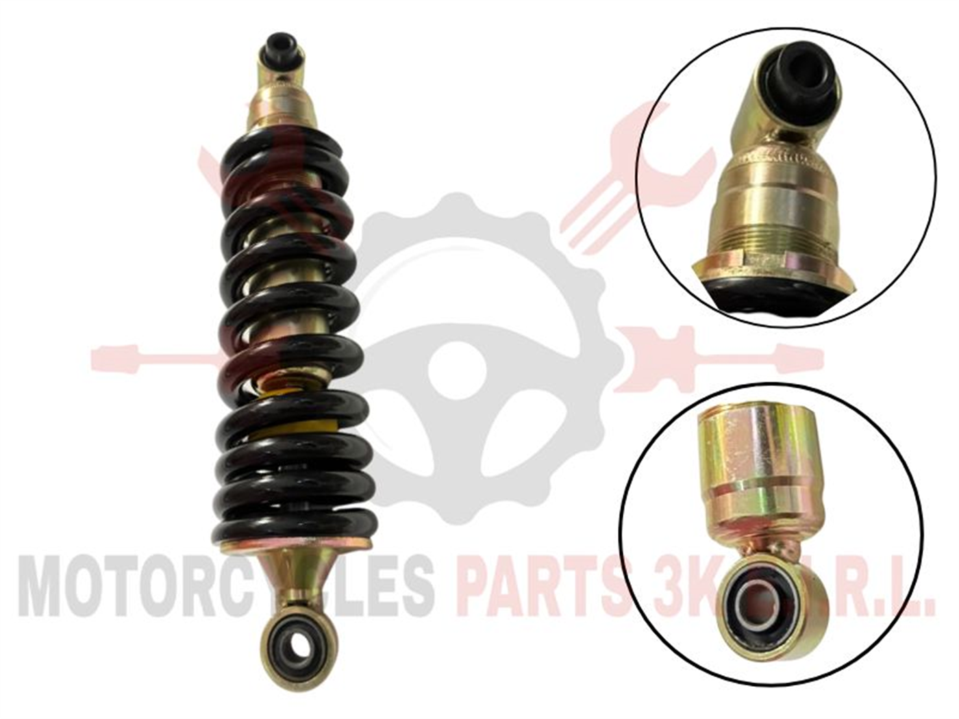 MONOSHOCKE C/R NEGRO REFORZADO SUPER (310MM O/O 10MM) (YANGZU PREMIUM)