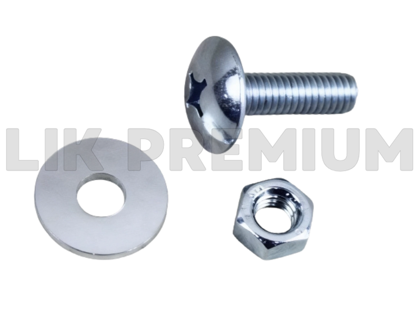 PERNO TAPA LATERAL M6X20 CROMADO (X 10 UNIDADES)