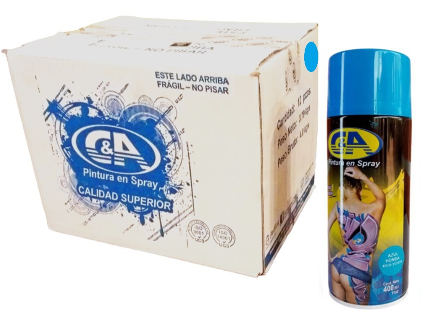 PINTURA AZUL HONDA SPRAY 400ML