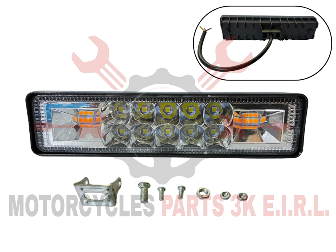 PLATANITO LED DUAL BLANCO Y AMBAR FIJO CORTADORA (AC-H0288)