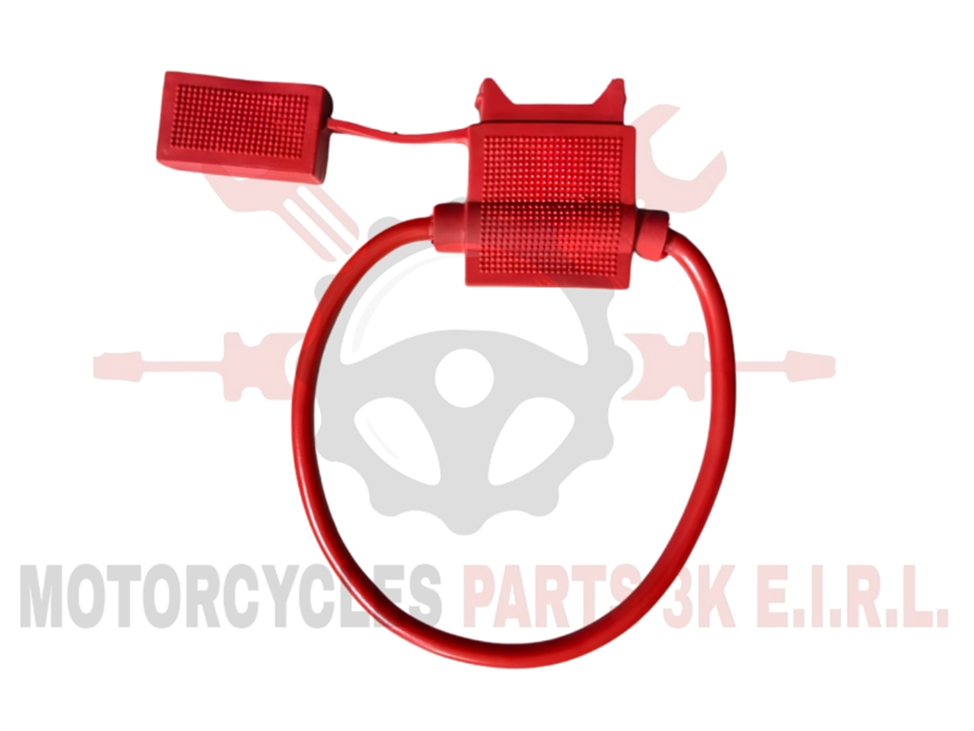 PORTA FUSIBLE UÑA 20A ROJO