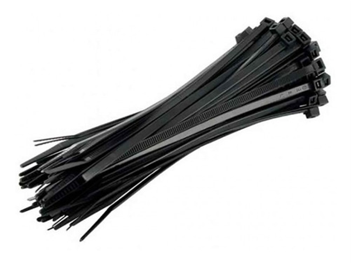 PRECINTO 4.8X20 CM NEGRO (100)