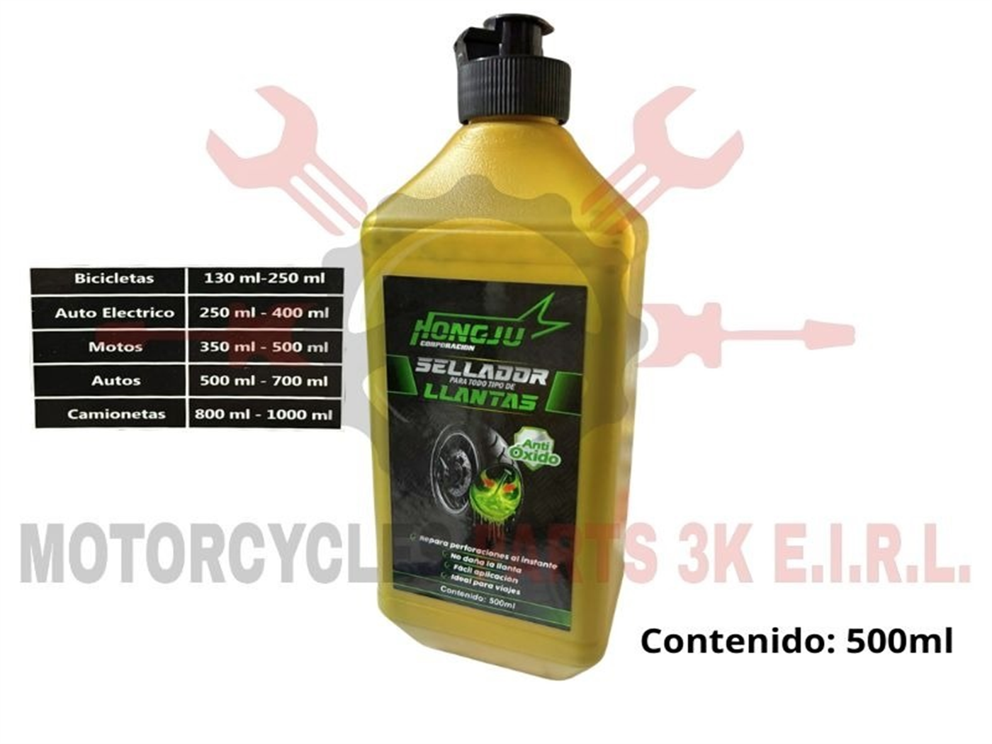 SELLANTAR PARA LLANTA  500ML D777