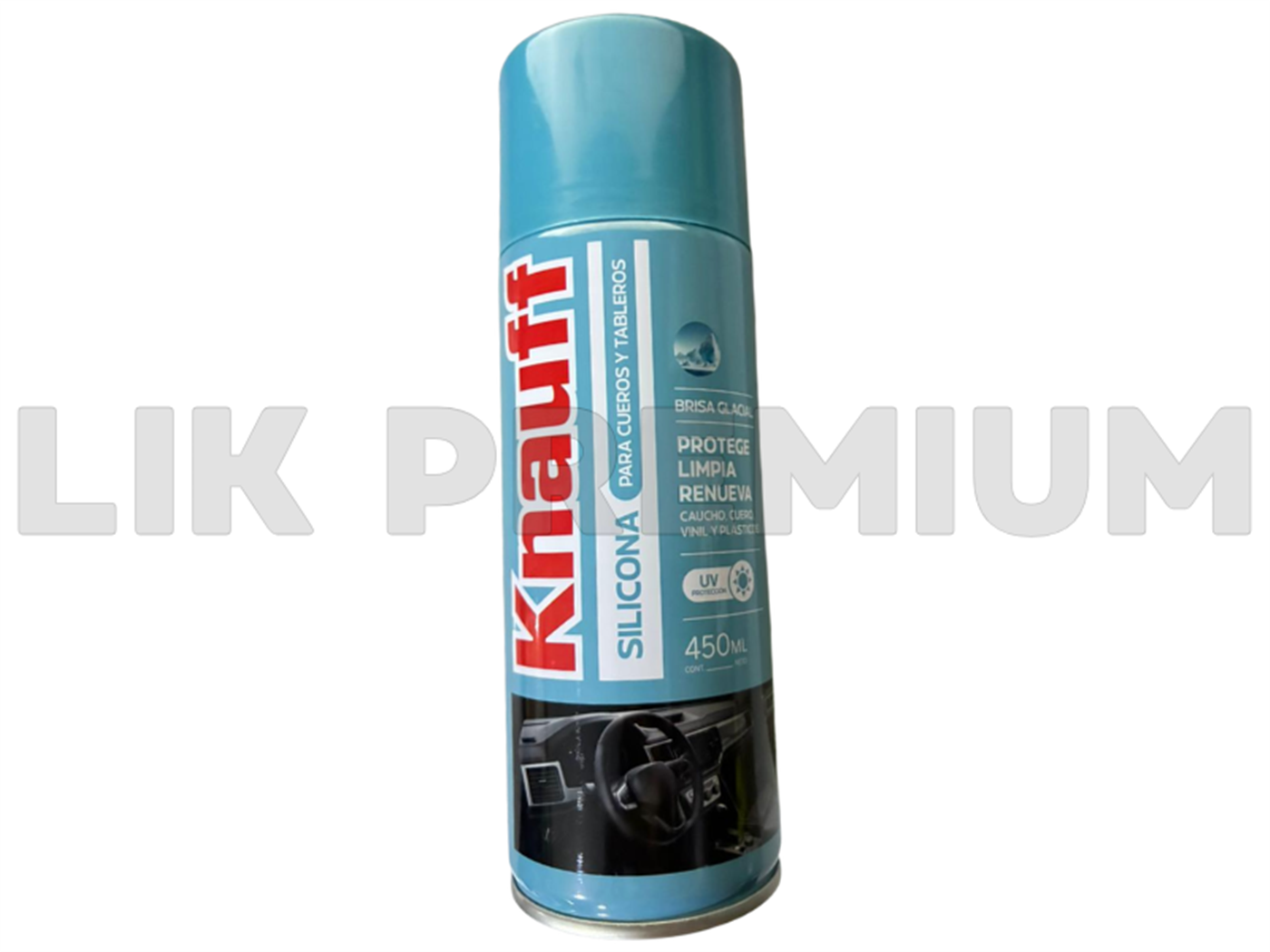 SILICONA MULT.SPRAY 450ML A/BRISA GLACIAL P/CUERO Y TABLERO