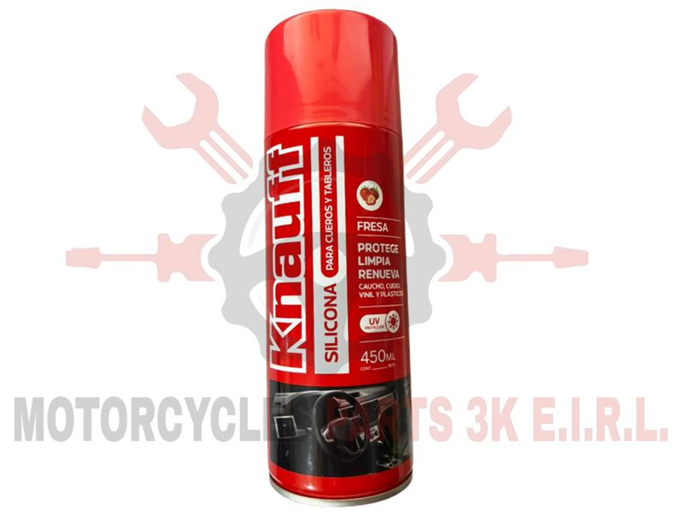 SILICONA MULT.SPRAY 450ML A/FRESA  P/CUERO Y TABLERO