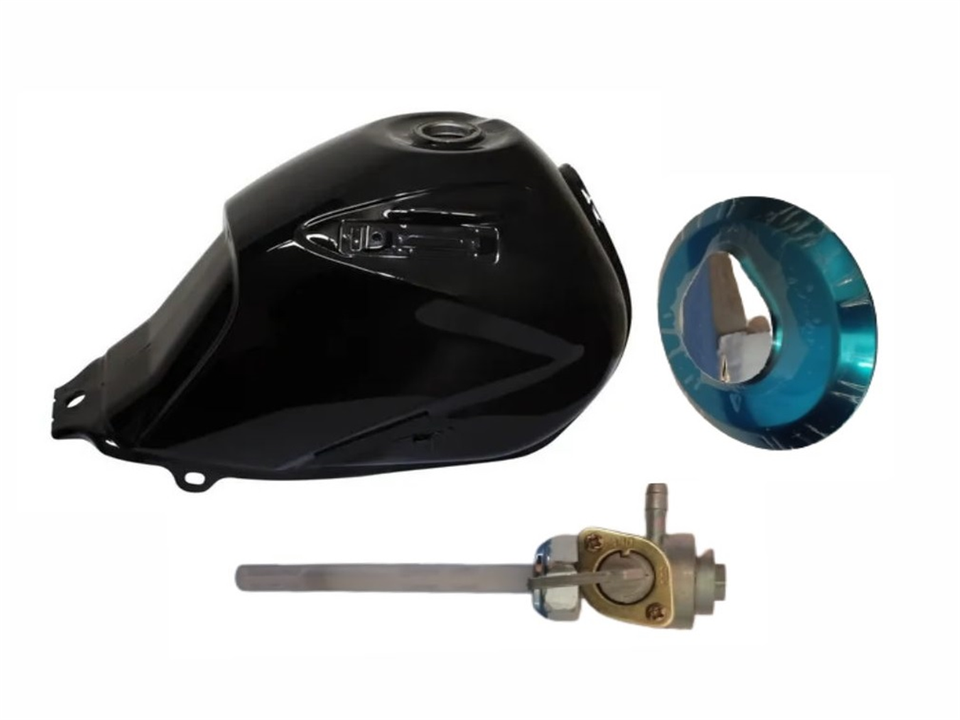 TANQUE GASOLINA NEGRO (C/TAPA TANQUE Y GRIFO)