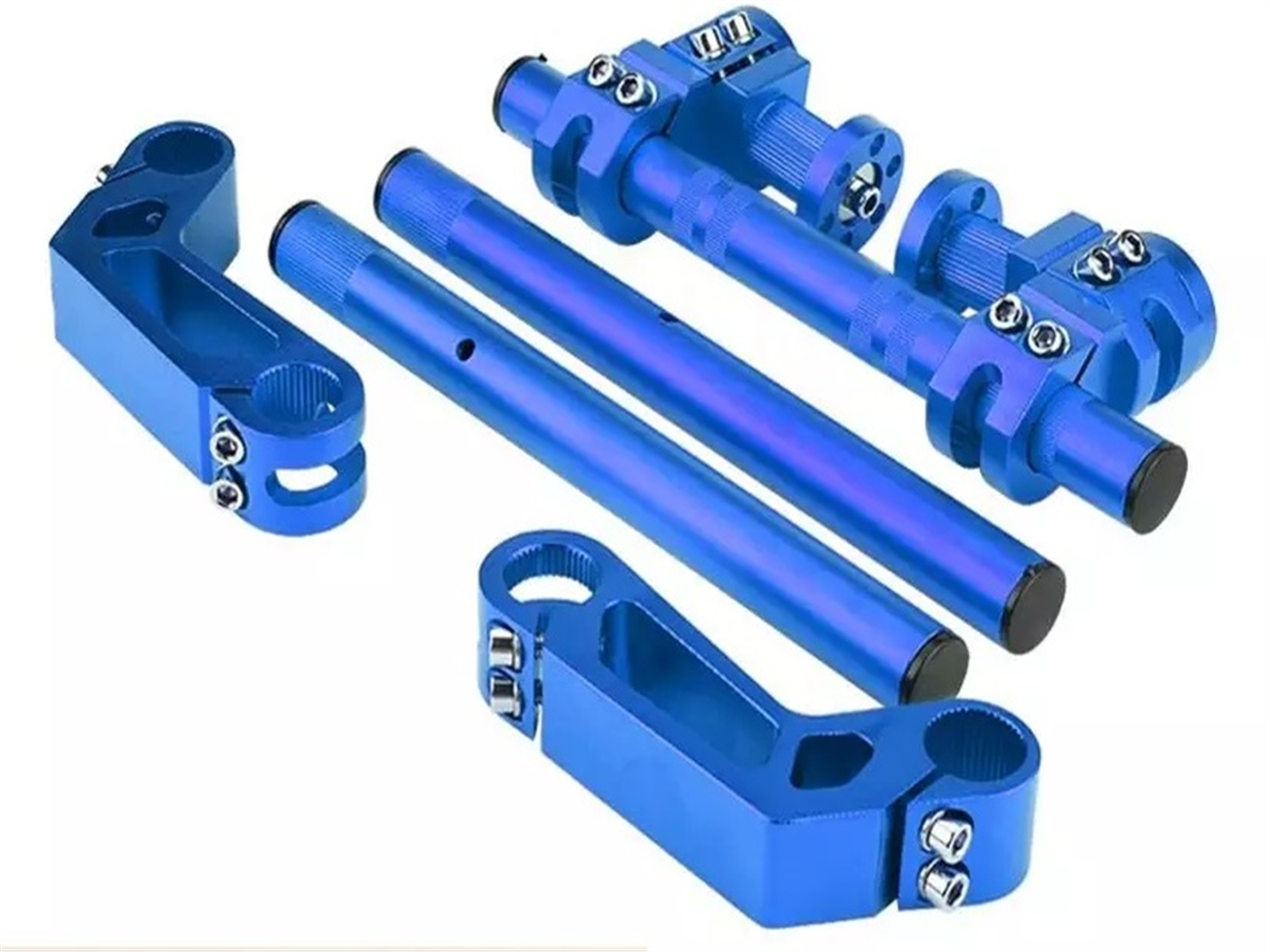 TIMON ARTICULADO ALUMINIO AZUL