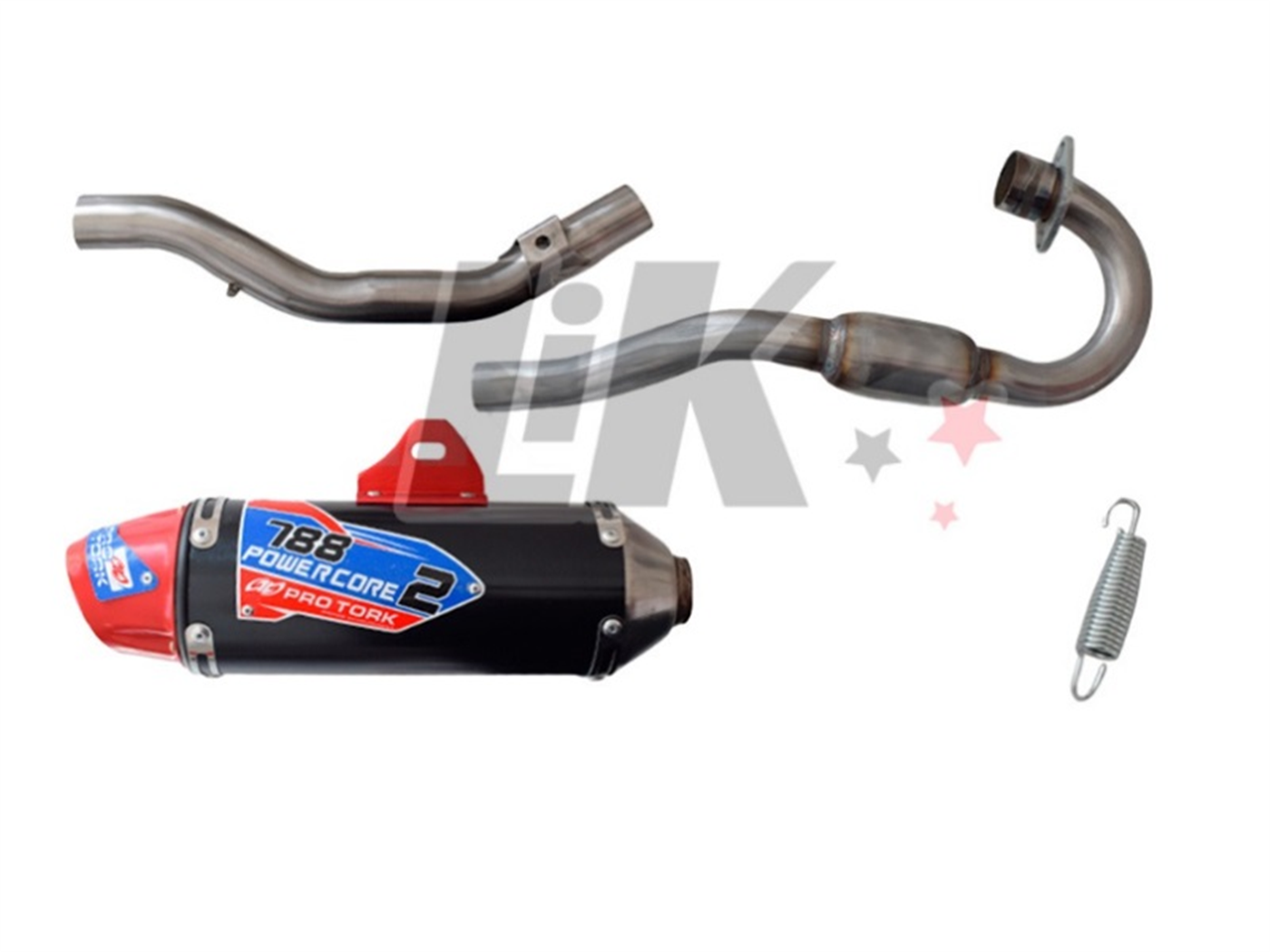 TUBO ESCAPE CORE-2 NEGRO