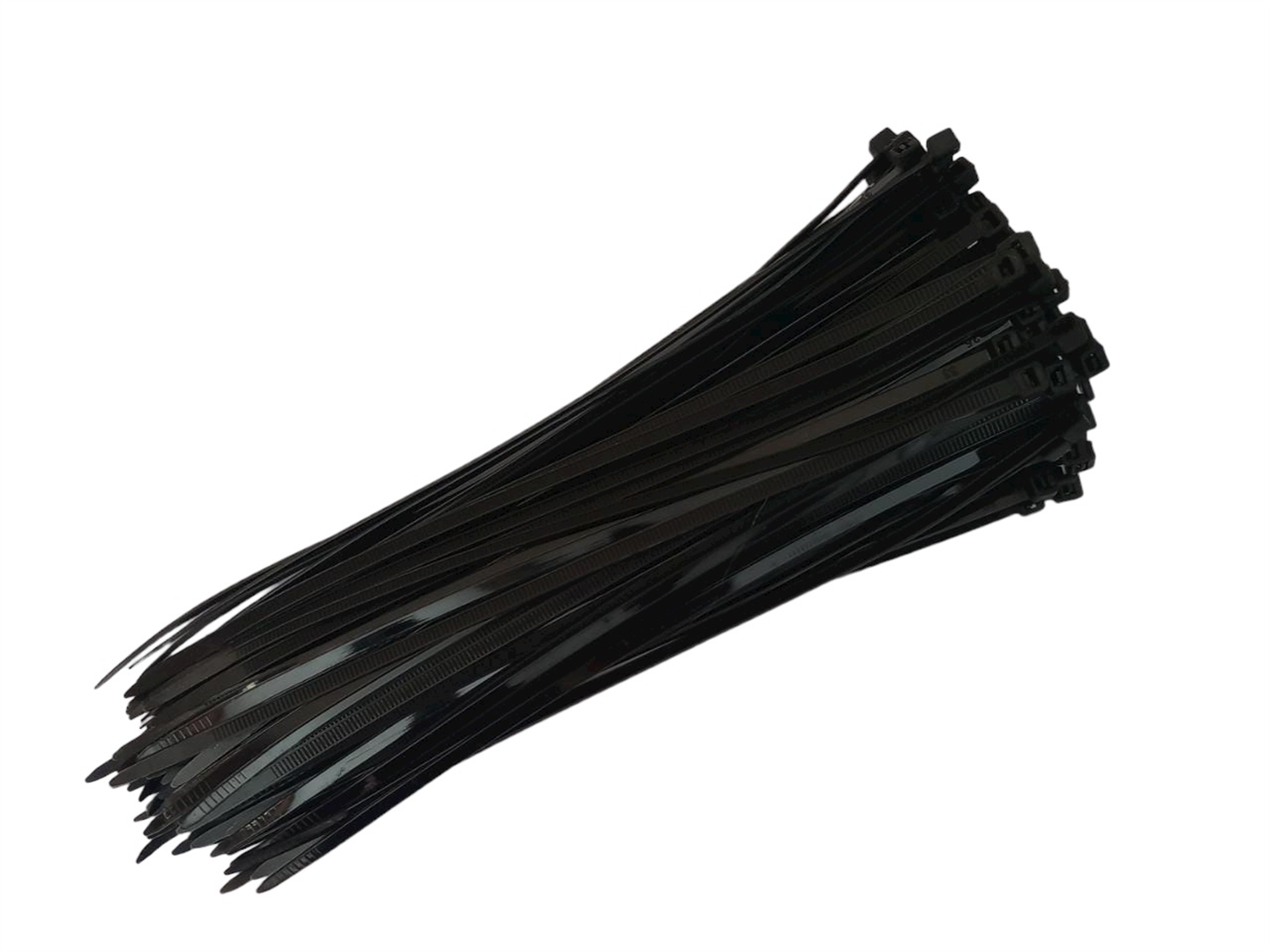 PRECINTO 4.8X25 CM NEGRO (100)