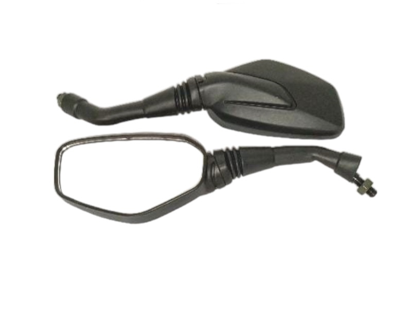 ESPEJO NEGRO 10MM ROSCA INVERTIDA PREMIUM