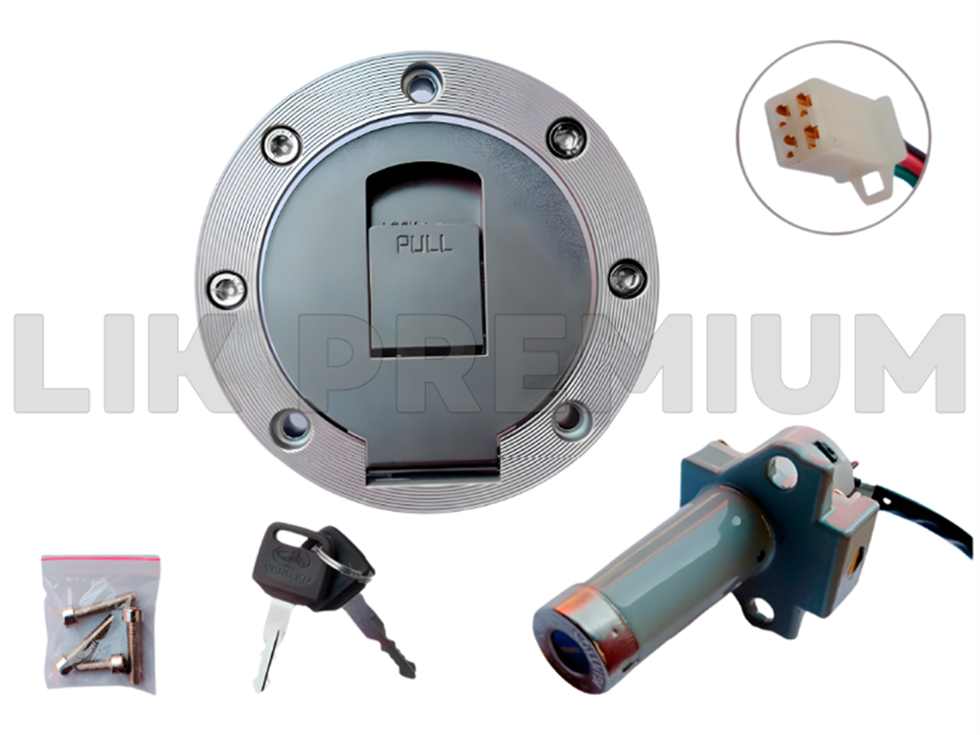 CHAPA CONTACTO + TAPA TANQUE P/EXAGONAL PREMIUM