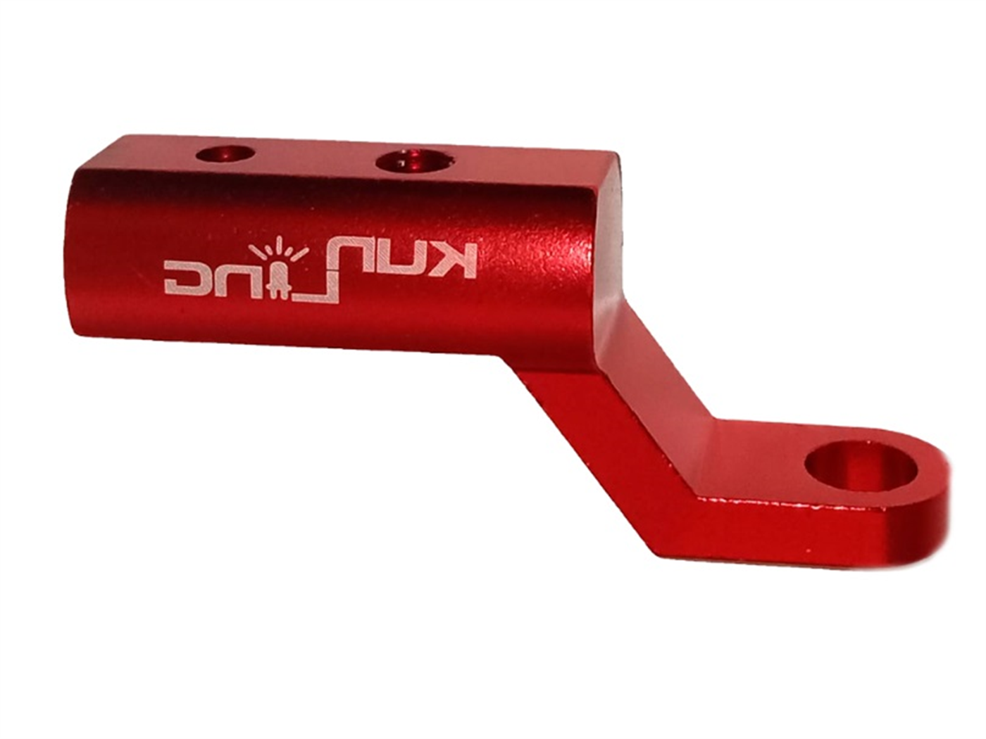SOPORTE EXTENSION DE ESPEJO RETROVISOR ROJO UNIVERSAL 1PCS