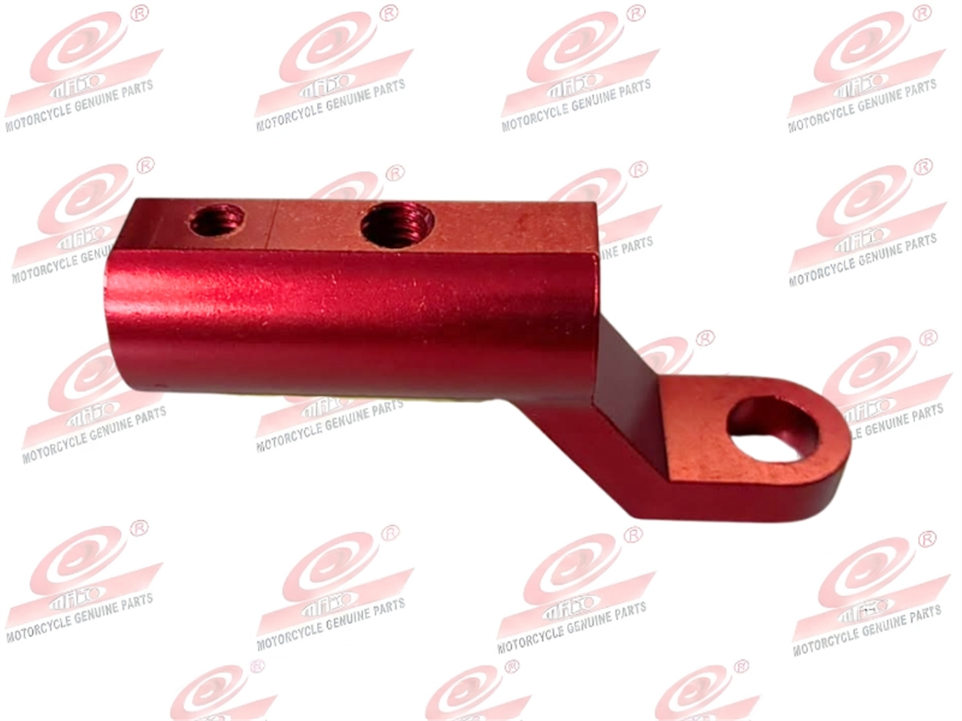 SOPORTE EXTENSION DE ESPEJO RETROVISOR ROJO UNIVERSAL 1PCS