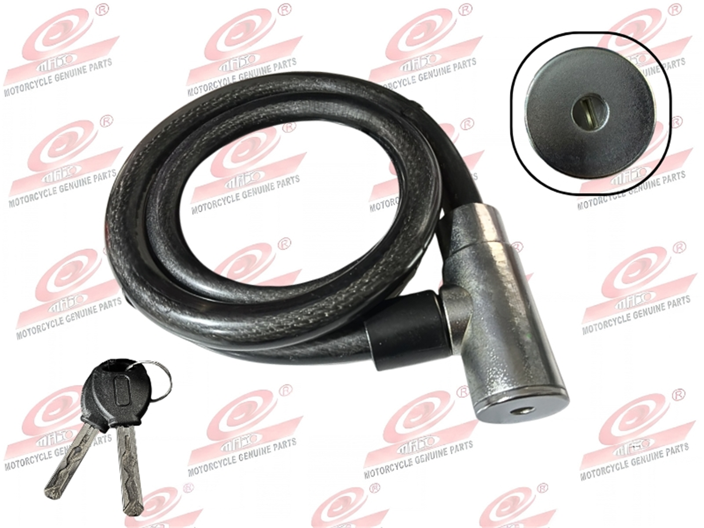 CADENA SEGURIDAD 20 X 1500MM NEGRO