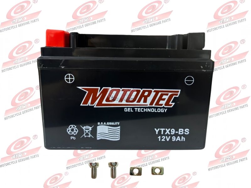 BATERIA YTX9-BS SECA PREMIUM (12V.9AH) 150X85X105MM POLARIDAD INVERTIDA
