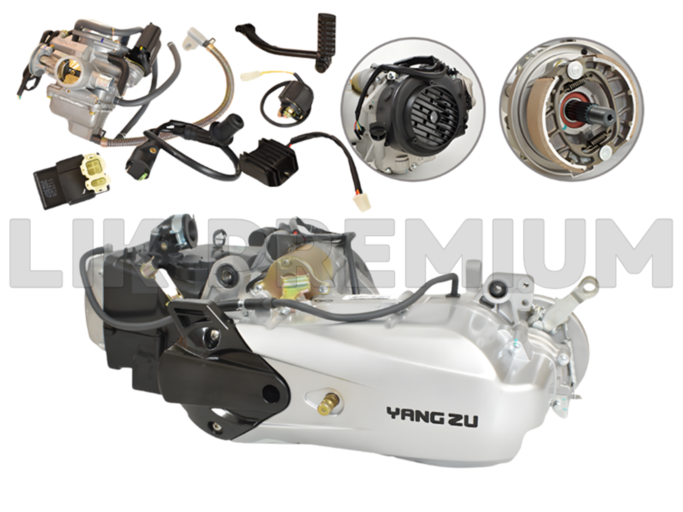 MOTOR COMPLETO C/CARTER CORTO (F/1 AMORTIGUADOR)