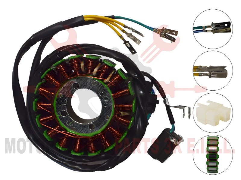 ALTERNADOR 18P,3H,32M,93MM,26.7 TRIFASICO