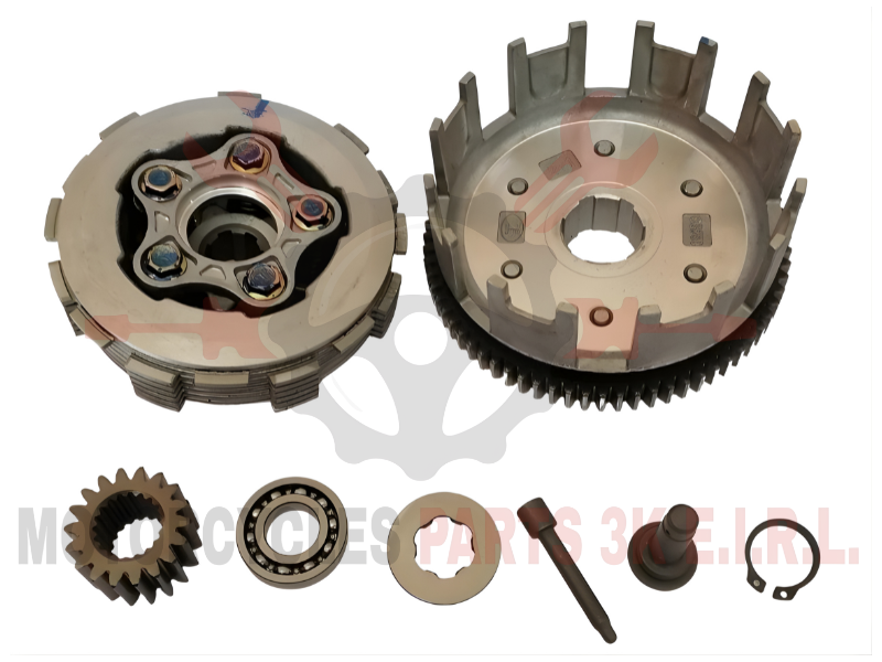 CREMALLERA COMPLETA DISCO ANCHO 13MM (5P,7D,73T/12MM 6 RESORTES ROD.16003 P6 RODAJE GRANDE