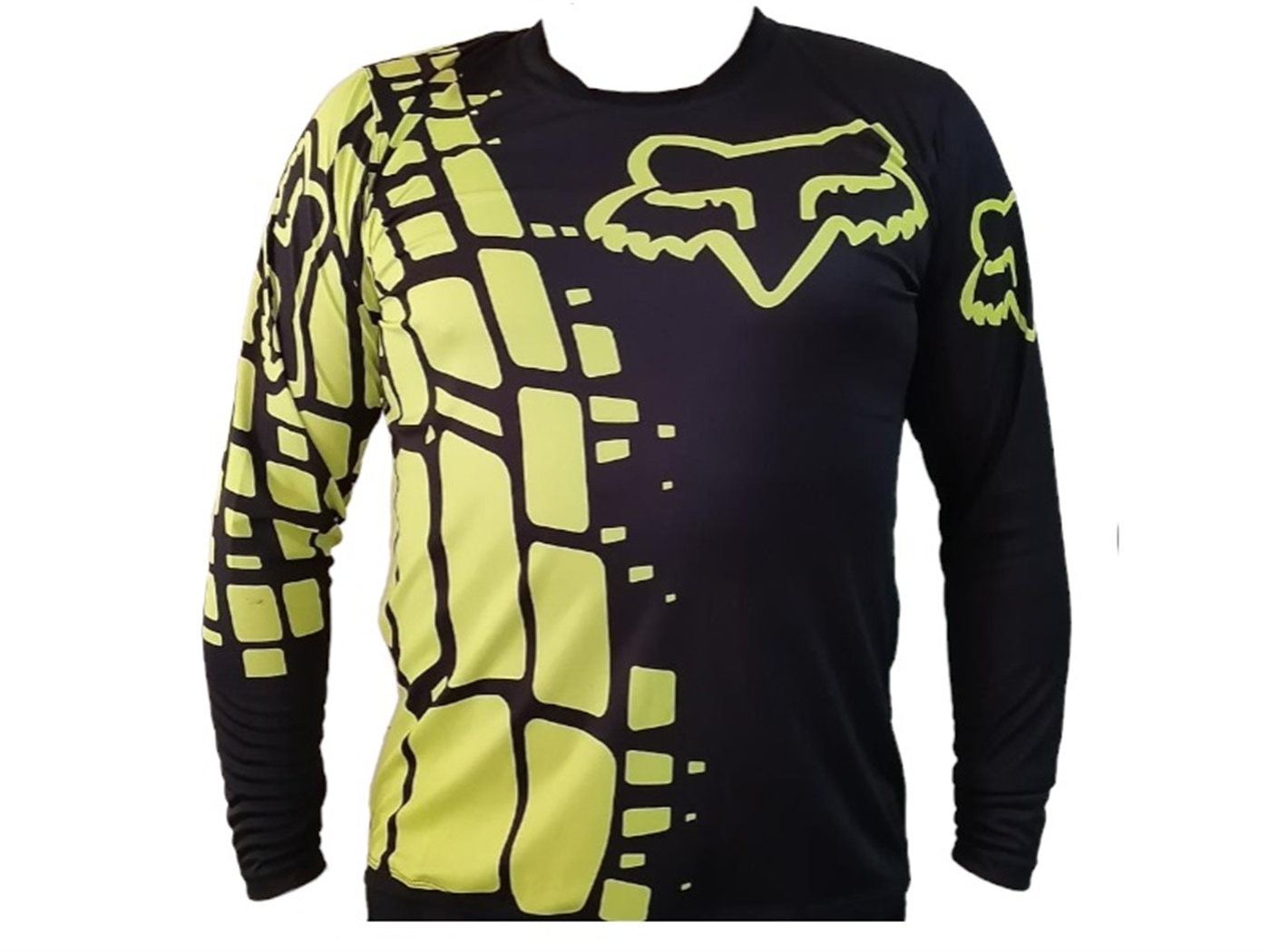 POLO DEPORTIVO NEGRO C/VERDE FOX