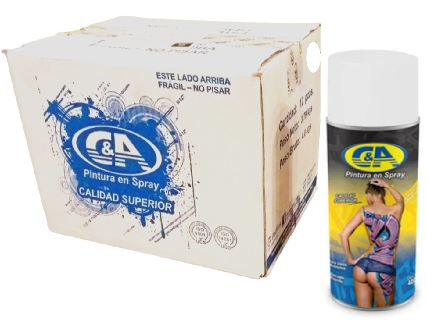 PINTURA  BLANCO BRILLANTE SPRAY 400ML