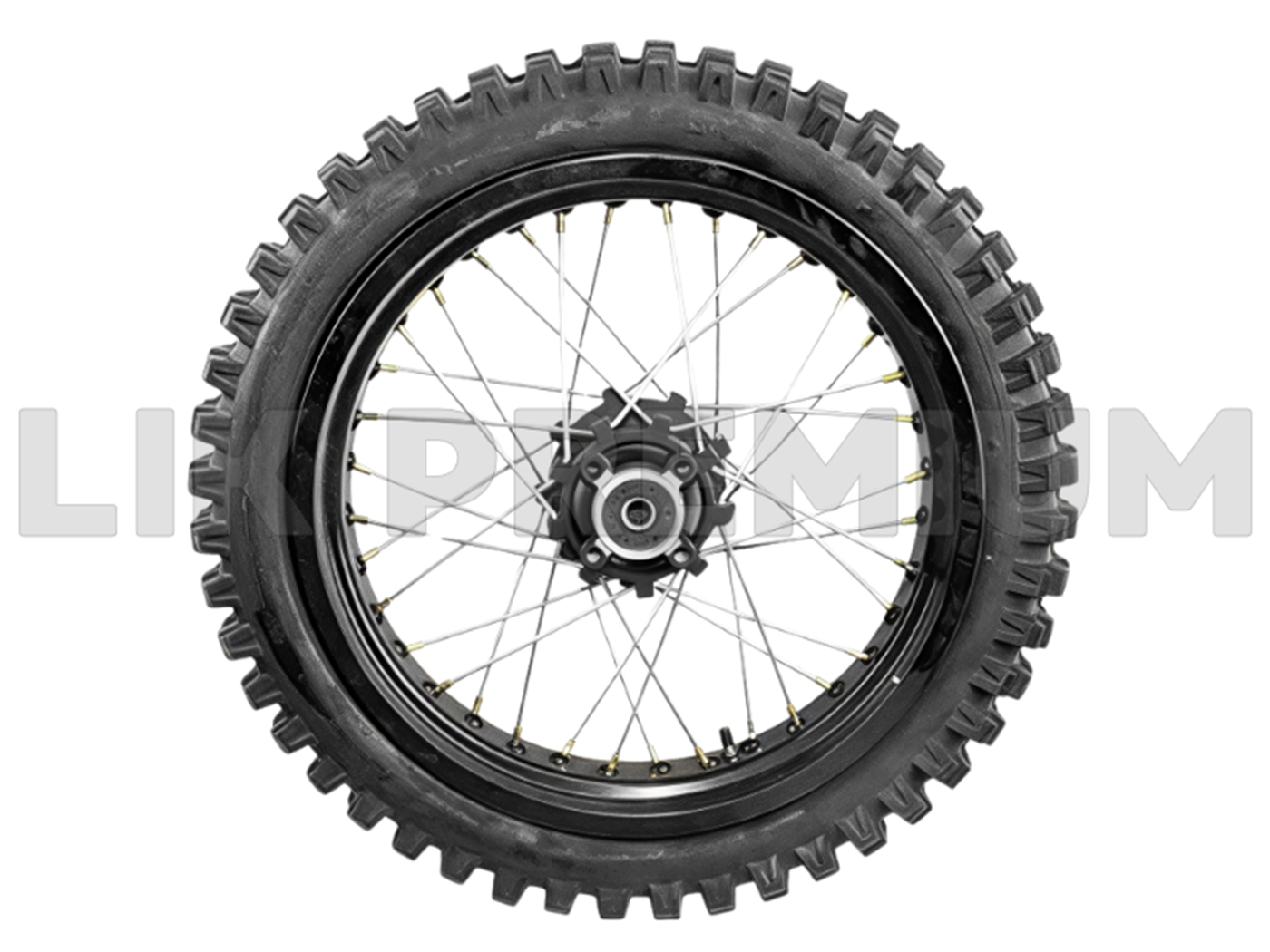 ARO C/LLANTA Y BCMZA POST. FRENO DISCO DEMOLITION (AR.3.5X17 LL.460-17) NEGRO