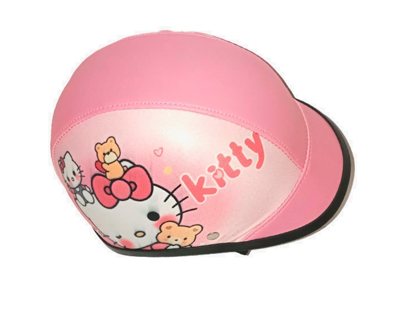 CASCO CHAVITO FORRADO HELLO KITTY (NIÑA)