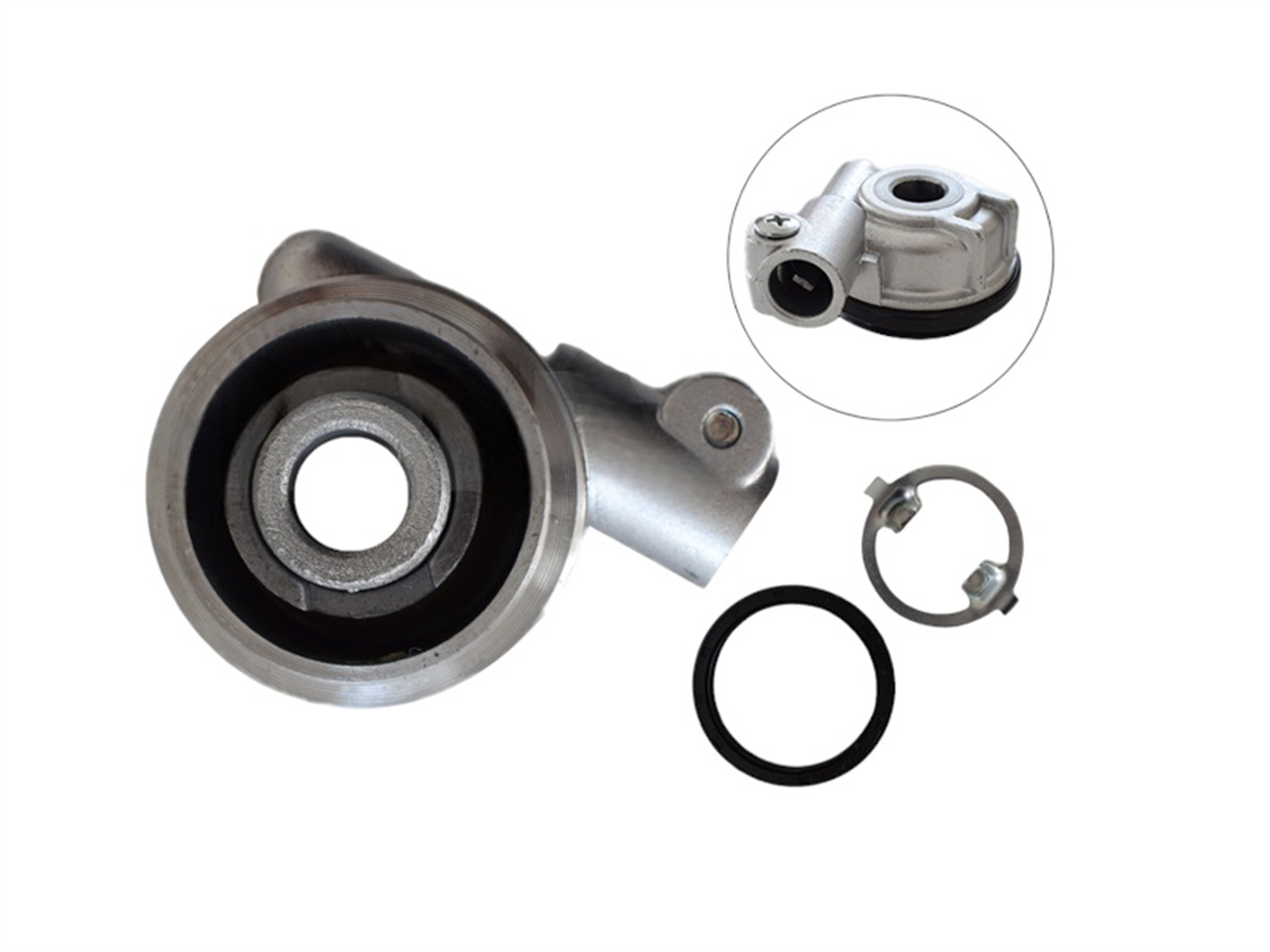 PIÑON VELOCIMETRO C/TAPA (F/DISCO)CROMADO