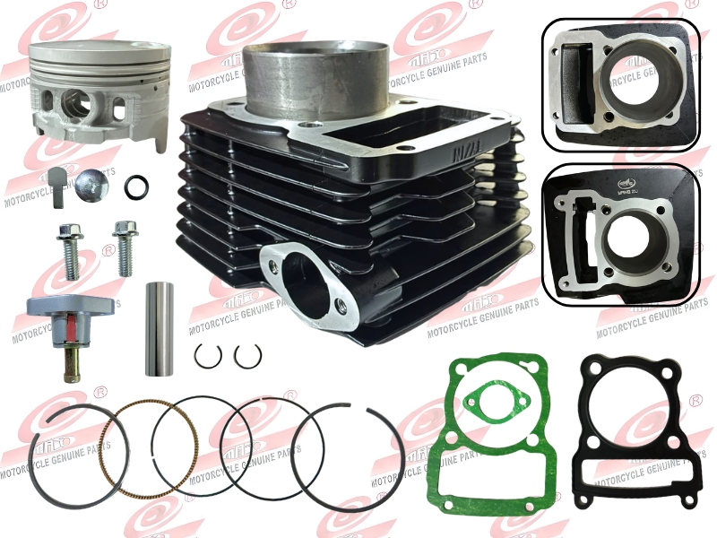 CILINDRO COMPLETO (65.5MM/13MM) 200CC NEGRO