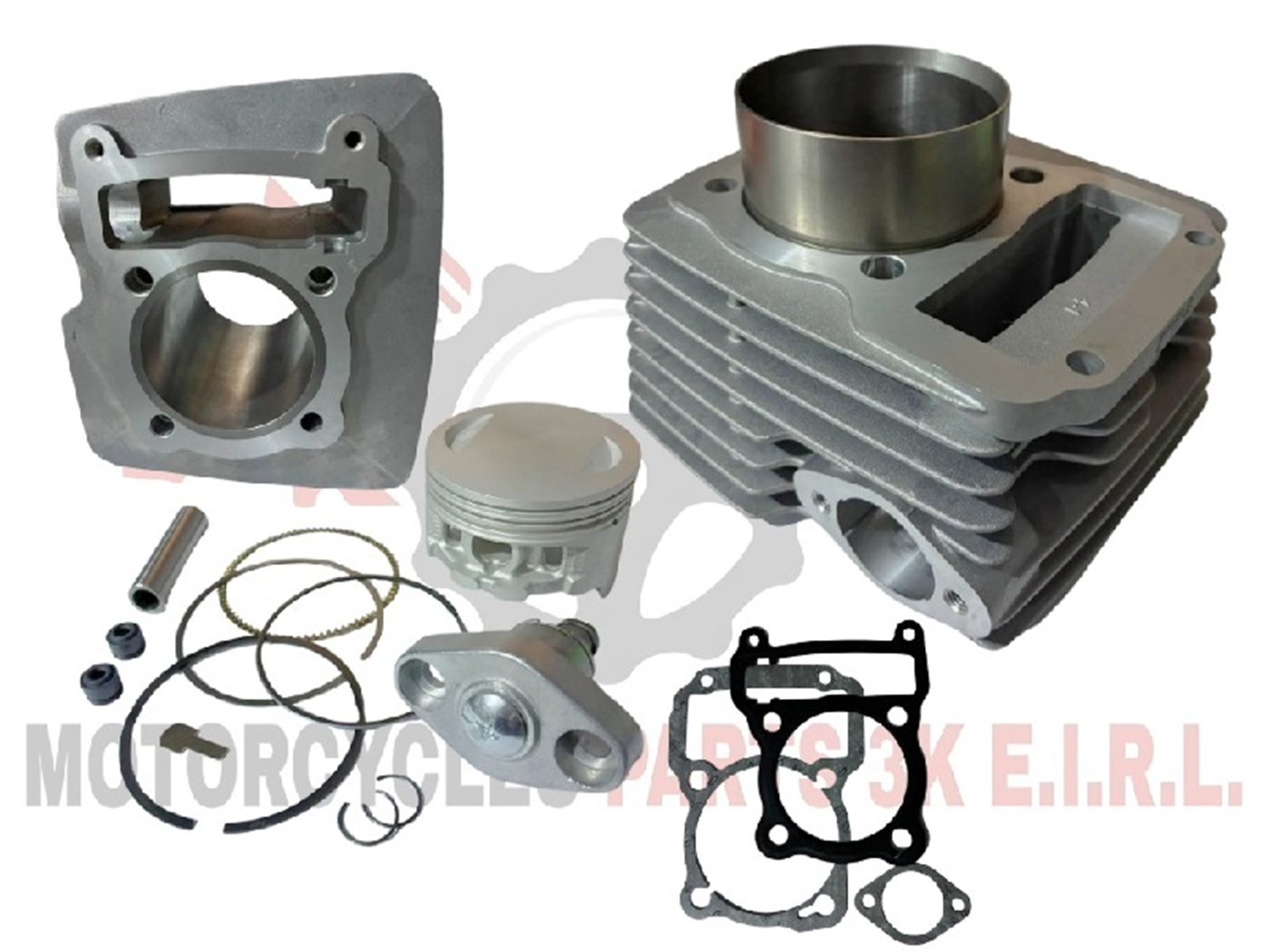 CILINDRO COMPLETO (65.5MM/13MM) 200CC CROMADO