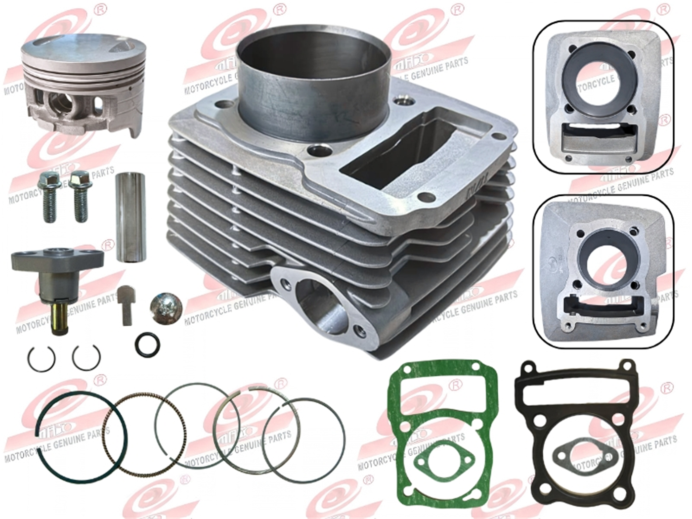 CILINDRO COMPLETO (65.5MM/13MM) 200CC CROMADO