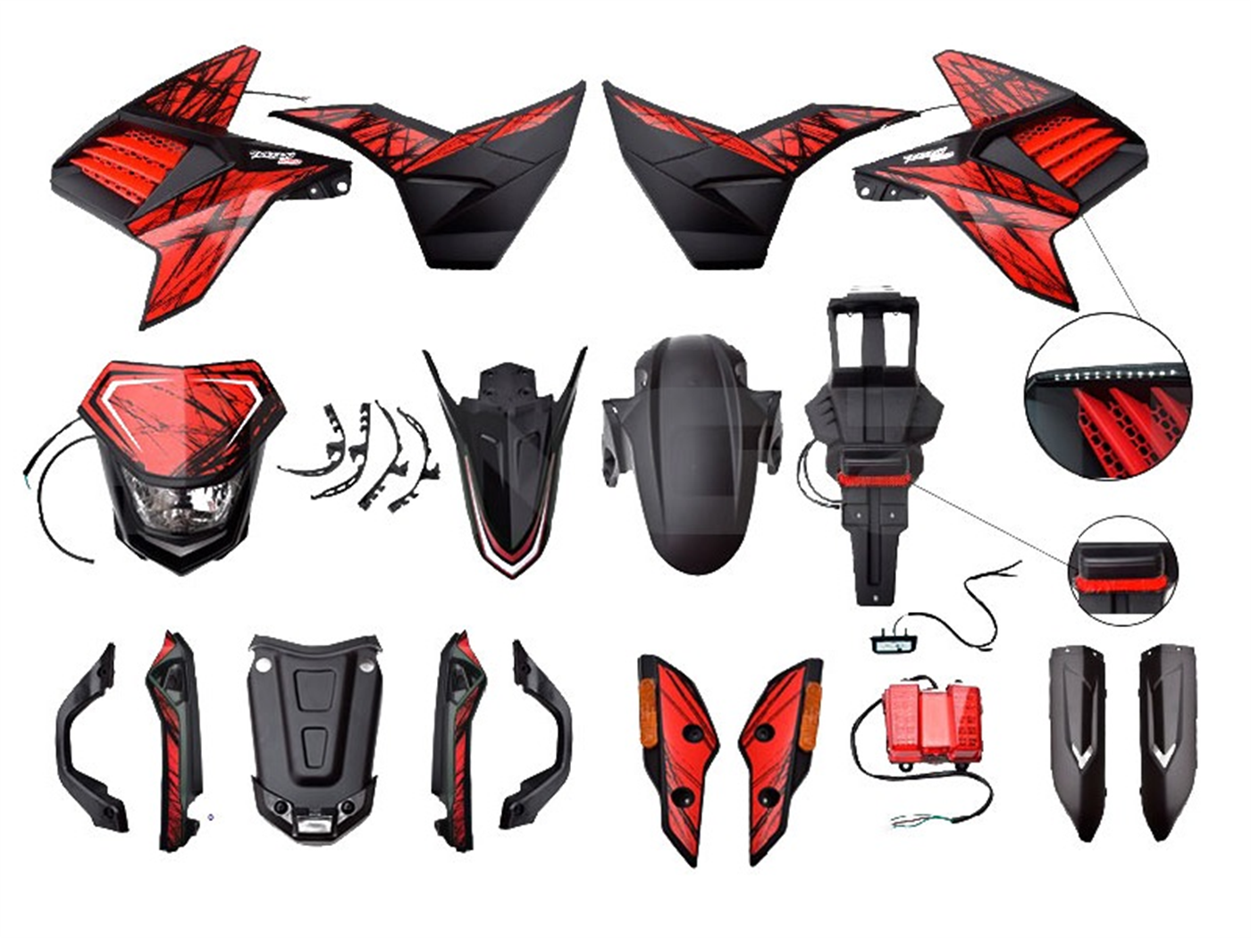 SET PLASTIQUERIA ROJO