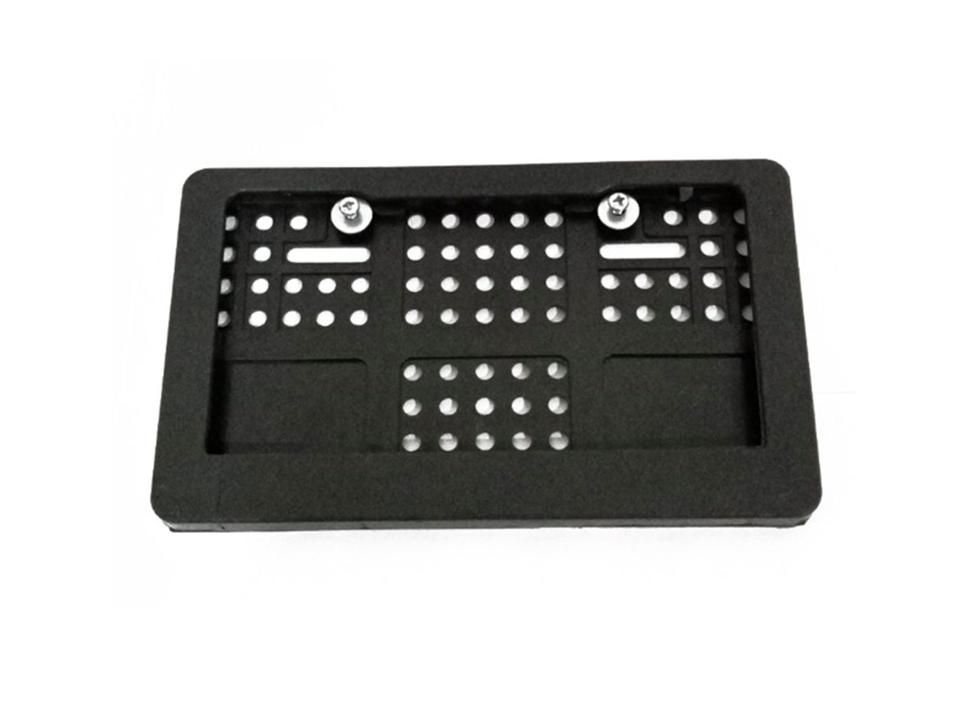 MARCO PLACA NEGRO C/BASE SIN MARCA COLOR ENTERO