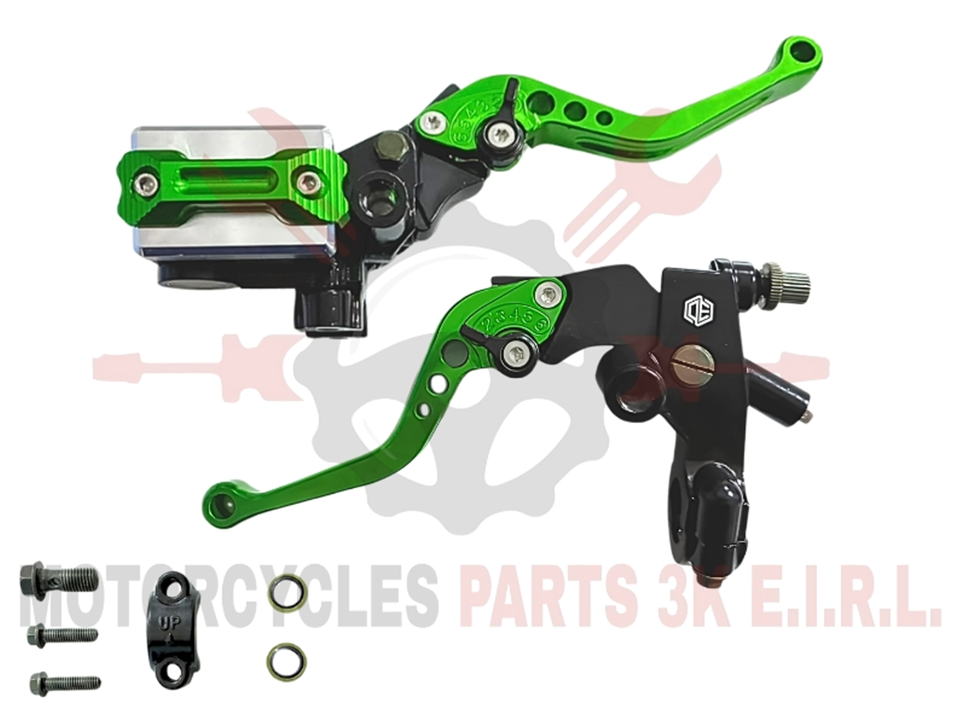 MANIJA FRENO Y EMBRAGUE RACING VERDE 