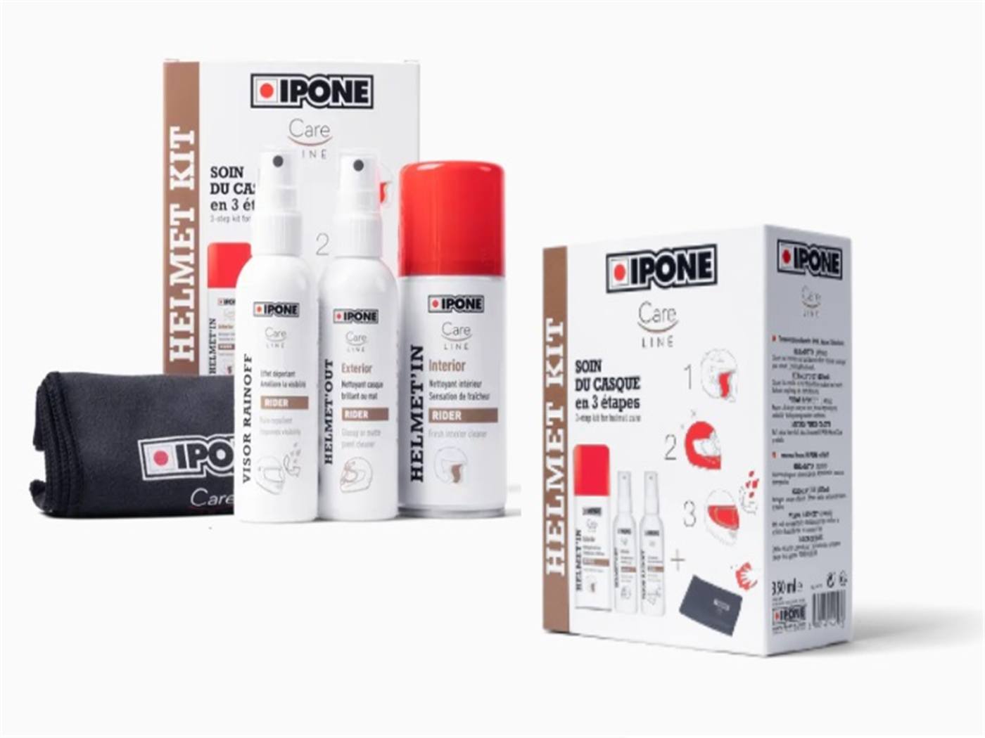 IPONE LIMPIADOR DE CASCO (HELMET IN KIT) (1X4PCS)