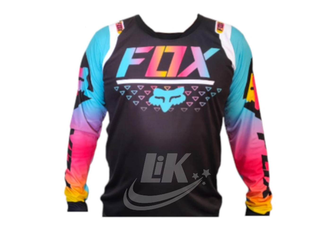 POLO DEPORTIVO MULTICOLOR FOX FRANJA BLANCO