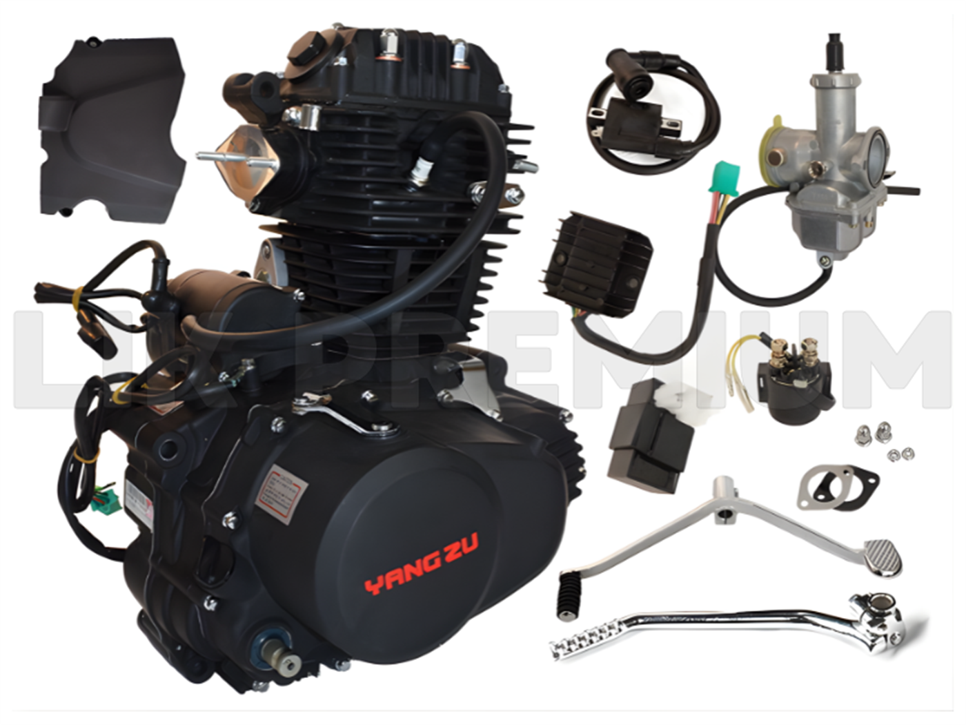 MOTOR CADENILLA AIRE C/BALANCEADOR Y ACCESORIOS(250CC,65.5MM)(1N23456)NEGRO