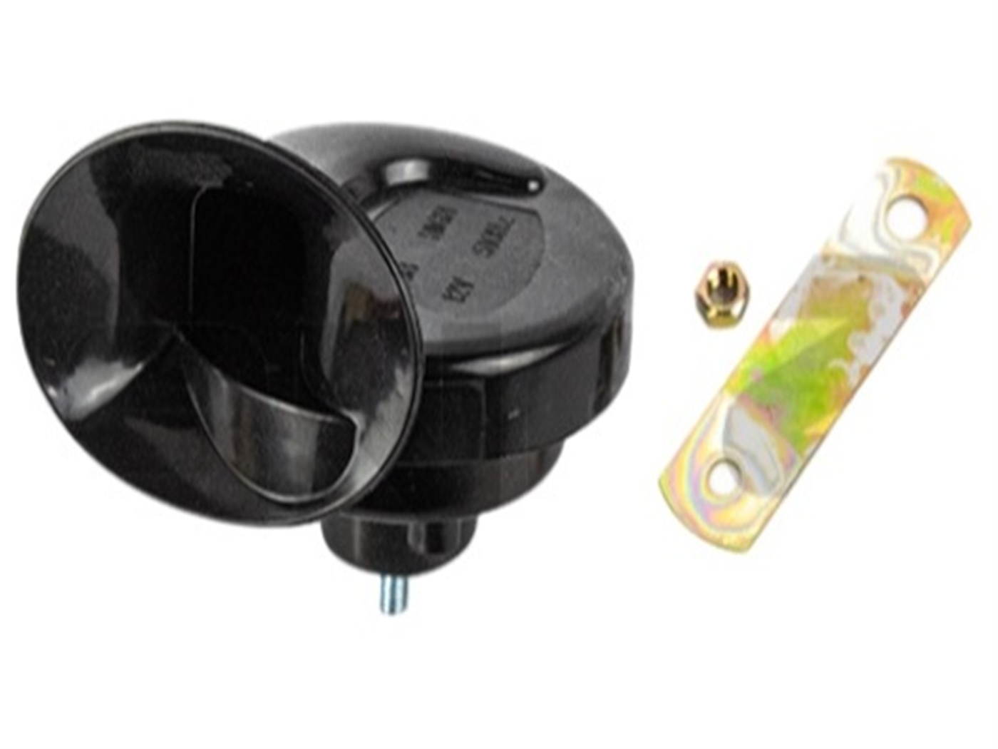 CLAXON CARACOL NEGRO 12V (110 DB)
