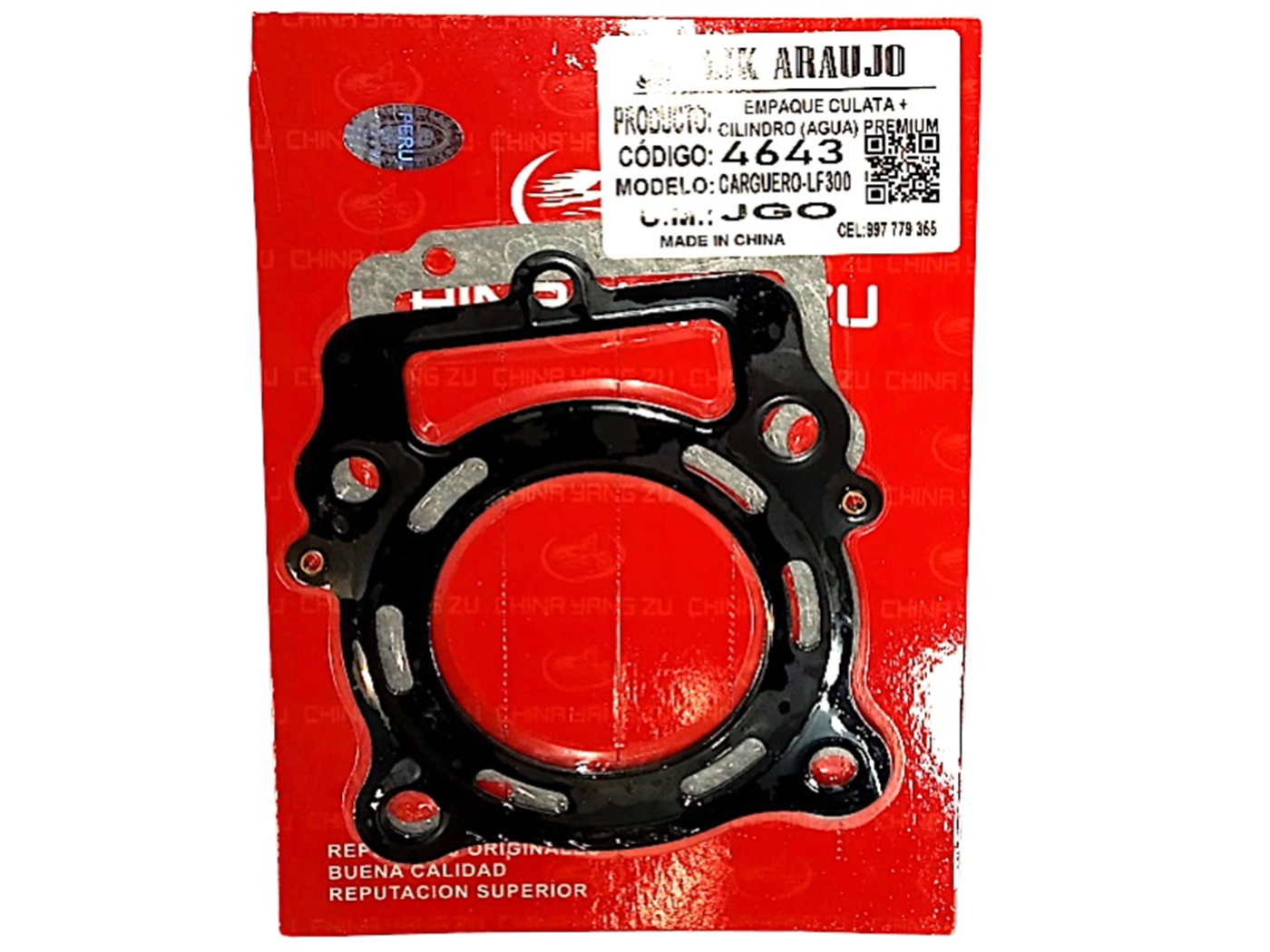 EMPAQUE CULATA + CILINDRO (AGUA) (3 LAMINAS 72MM) PREMIUM