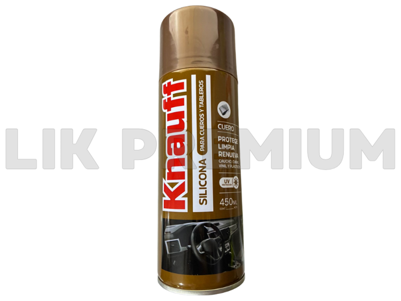 SILICONA MULT.SPRAY 450ML A/CUERO P/CUERO Y TABLERO