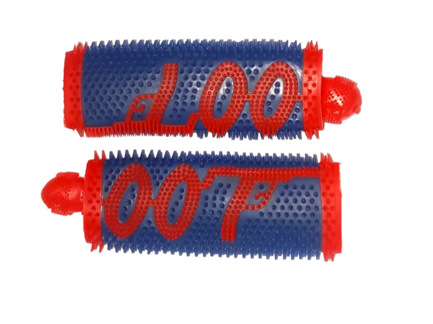 MANUBRIO JEBE C/PROTECTOR MANIJA AZUL/ROJO